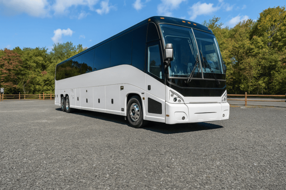 Charter Bus Rental Pleasantville 56 Passenger Charter Bus